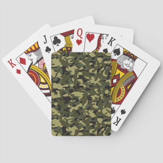 Euro Lentecamoflage Pokerkaarten (Achterkant)