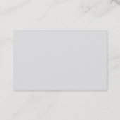 Euro-minimalistische legant-procureur bij wet visitekaartje (Achterkant)