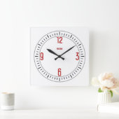 Euro Moderne 1 Rode Klok (Huis)