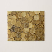 Euro Muntgeld Gele Markt Europa Legpuzzel (Horizontaal)
