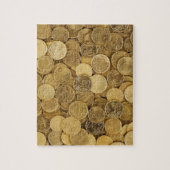 Euro Muntgeld Gele Markt Europa Legpuzzel (Verticaal)