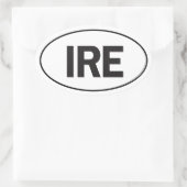 Euro Oval Ireland Car Sticker (Tas)