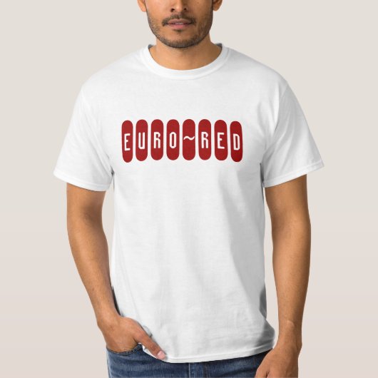 EURO~RED T-SHIRT (Voorkant)