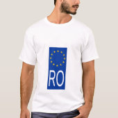 Euro Roemenië T-shirt (Voorkant)