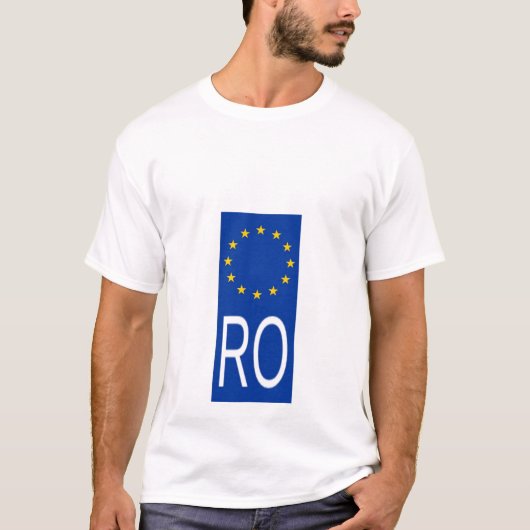 Euro Roemenië T-shirt (Voorkant)