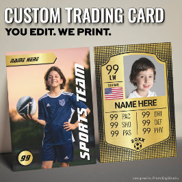 EURO Soccer Kaart Shield Gold Football Trading Kaa Contactkaartje