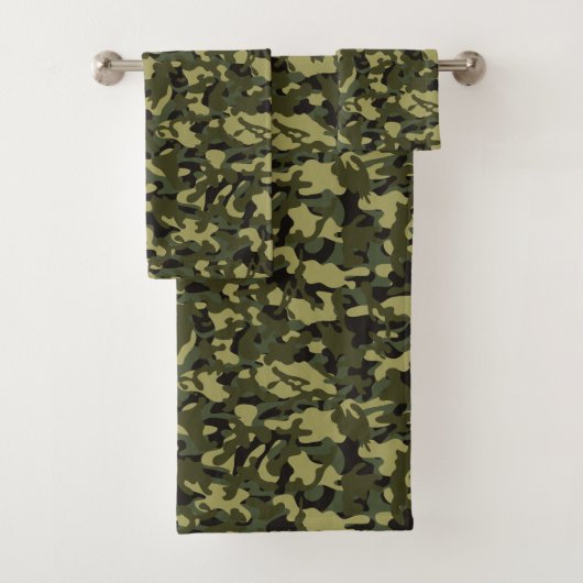 Euro Spring Camouflage Bad Handdoek (Insitu)
