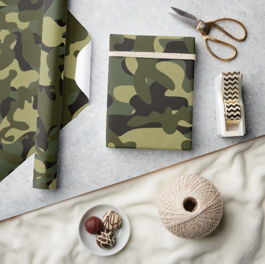 Euro Spring Camouflage Cadeaupapier (Crafts)