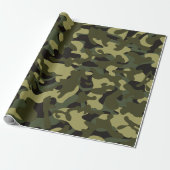 Euro Spring Camouflage Cadeaupapier (Uitgerold)