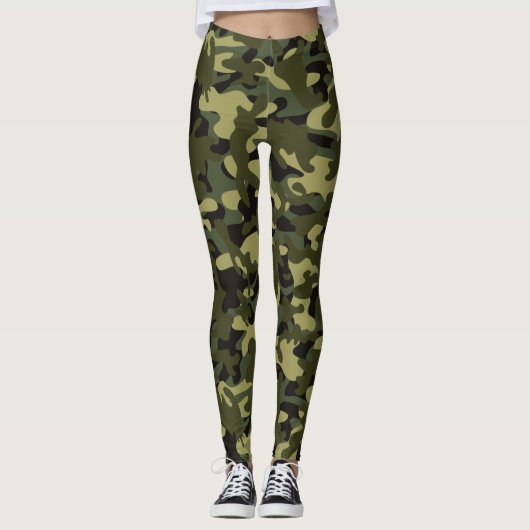 Euro Spring Camouflage Leggings (Voorkant)