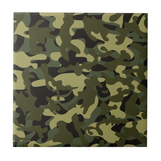Euro Spring Camouflage Tegeltje (Voorkant)