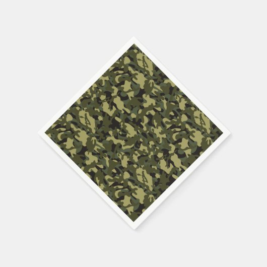 Euro Spring Camouflage-weefselpapier Servet (Hoek)