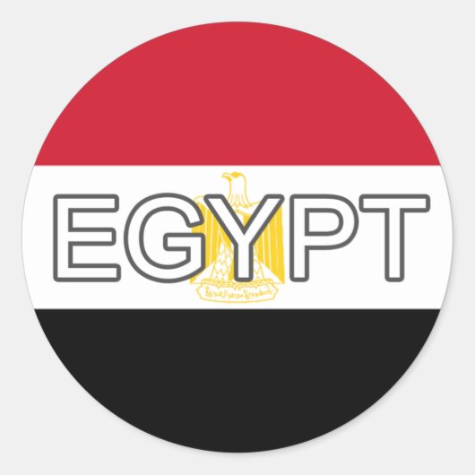 Euro Sticker Egypte (Voorkant)
