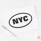  euro-Stickers Ovale Sticker (Envelop)