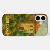 Euro Summer Oil Painting Villa Case-Mate iPhone Case (Achterkant (horizontaal))