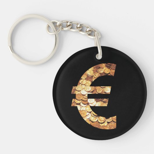 Euro-Symbol  Sleutelhanger (Voorkant)