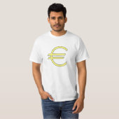 Euro-symbool T-shirt (Voorkant volledig)