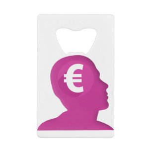 Euro-teken Creditkaart Flessenopener