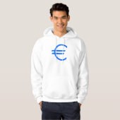 Euro, valuta, teken, symbool hoodie (Voorkant volledig)