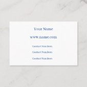 Euro - Visitekaartje (Achterkant)