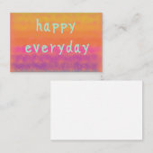 Euro, Visitekaartje van 3,346 x 2,165 inch (Voorkant / Achterkant)