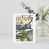 Euroair France Briefkaart (Staand voorkant)