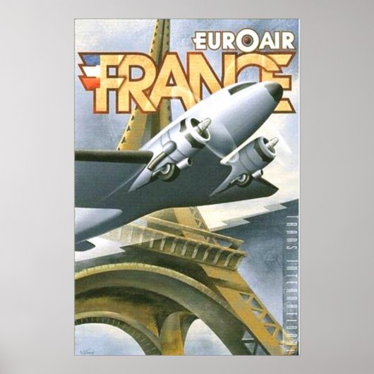 Euroair France Poster (Voorkant)