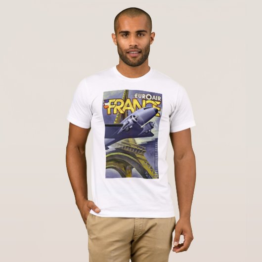 Euroair ~ Frankrijk T-shirt (Voorkant volledig)