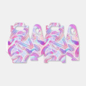 eurobeat holorave - roze en blauw: bedankdoosjes (Uitgevouwen)