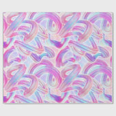 eurobeat holorave - roze en blauw: cadeaupapier (Vlak)