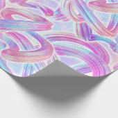 eurobeat holorave - roze en blauw: cadeaupapier (Hoek)