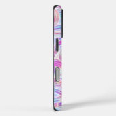 eurobeat holorave - roze en blauw: Case-Mate iPhone case (Achterkant / Rechts)