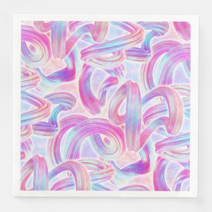 eurobeat holorave - roze en blauw: servet