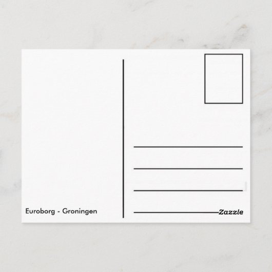 Euroborg - Groningen Briefkaart (Achterkant)