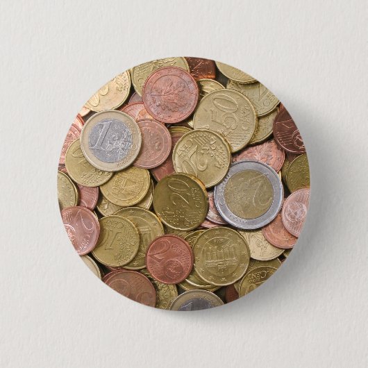 eurocent ronde button 5,7 cm (Voorkant)