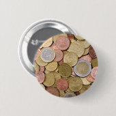 eurocent ronde button 5,7 cm (Voorkant /achterkant)