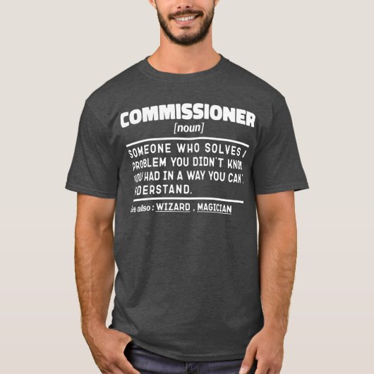 eurocommissaris noun beroepsarbeider grappig Gezeg T-shirt (Voorkant)