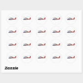 Eurocopter HH-65C Dolphin Ronde Sticker (Vel)