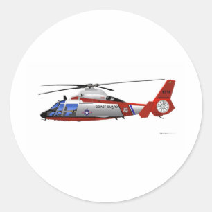 Eurocopter HH-65C Dolphin Ronde Sticker