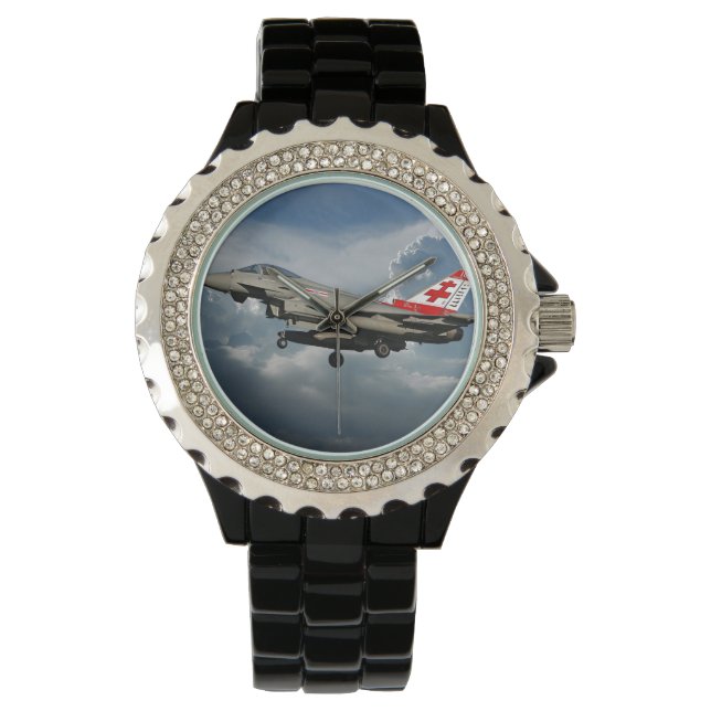 EuroFighter-tyfoon Horloge (Voorkant)