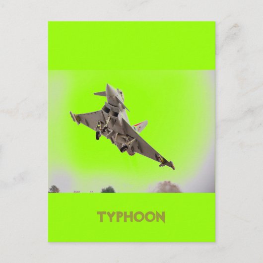 EUROFIGHTER TYPHOON BRIEFKAART (Voorkant)