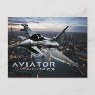Eurofighter Typhoon Fighter Jet Briefkaart