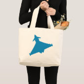 Eurofighter Typhoon Fighter Jet Grote Tote Bag (Voorkant (product))