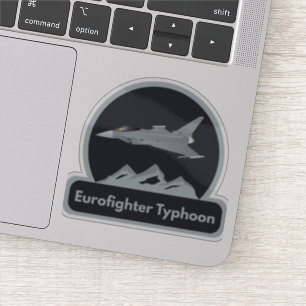 Eurofighter Typhoon Jet Fighter Sticker