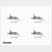 Eurofighter Typhoon No. 3 SQN Rechthoekige Sticker (Vel)