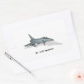 Eurofighter Typhoon No. 3 SQN Rechthoekige Sticker (Envelop)