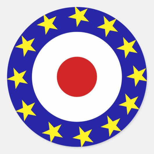 Euromod Round Sticker (Voorkant)