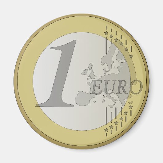 Euromuntstuk Magneet (Voorkant)