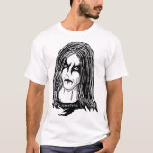Euronymous make up t-shirt (Voorkant)