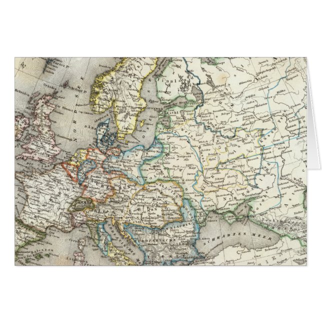 Europ-kaart (Voorkant Horizontaal)